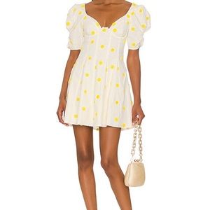 EUC For Love and Lemons Claude Mini Dress Size L